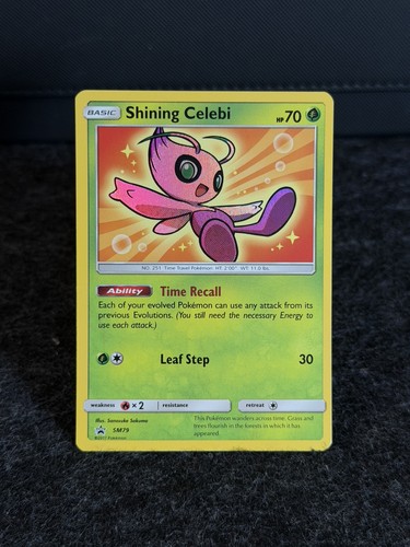 Pokemon karte shining celebi - pokemon,