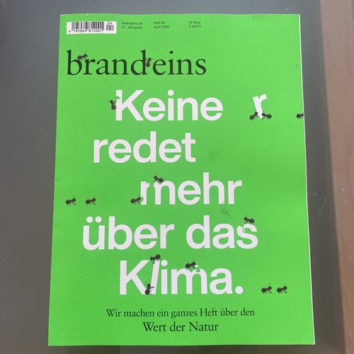 Brandeins keine redet - redet, mehr