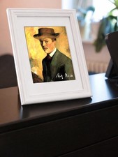 Repro-Autogramm - August Macke