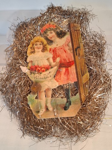 Antiker tinsel oval mit - antiker,
