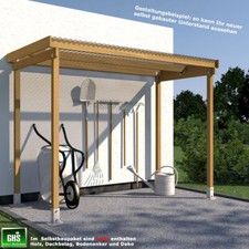 Unterstand, Überdachung