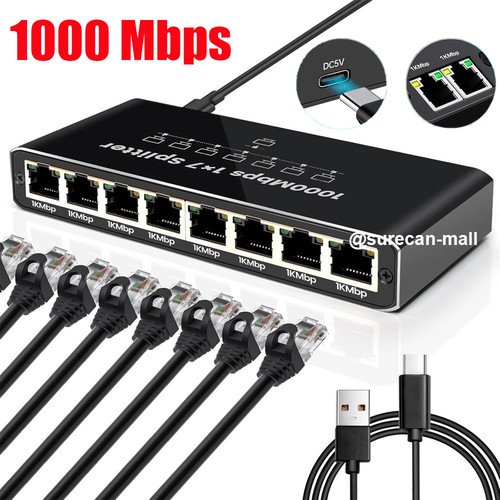 Lan splitter auf - 7, gigabit