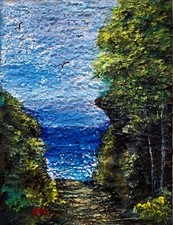 Meeresküste Acryl Gemälde