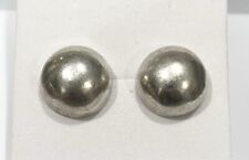 925/- Silber Ohrstecker, runde Form, circa 15 mm Durchmesser ungetragen