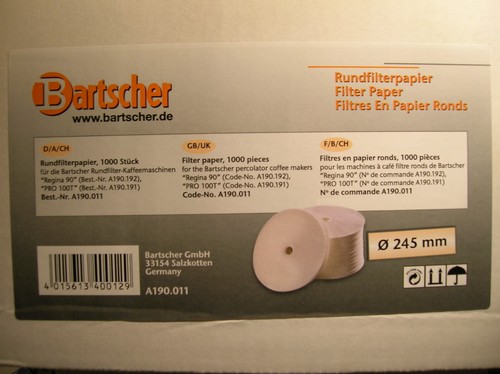 1000x bartscher rundfilter - bartscher,