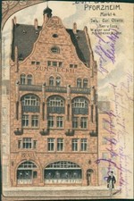 Ansichtskarte Pforzheim Markt