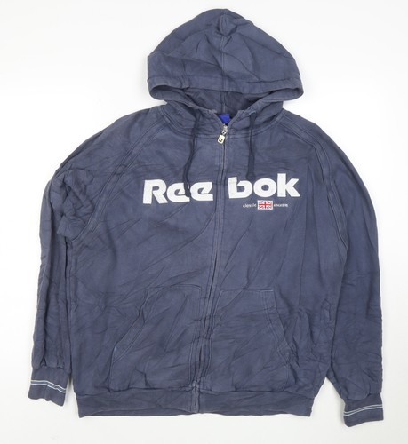 Reebok herren hoodie blau - reebok, full
