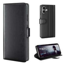 ECHT LEDER Handy Hülle für Apple iPhone 17 Lederhülle Klapphülle Case 9H Glas