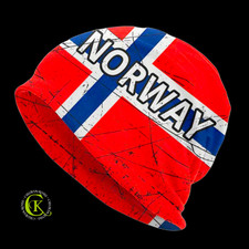Beanie Norwegen Norway Flagge