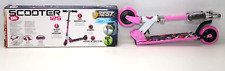 Best Sporting Scooter 125er pink/weiß, verstellbar 70-80 cm; Klappsystem, ABEC 5