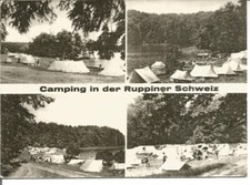 AK Camping in der Ruppiner Schweiz Mehrbild 1967