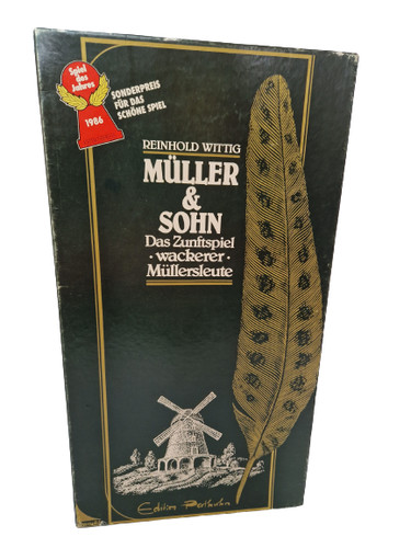 Vintage brettspiel müller - brettspiel, &