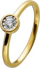 Solitärring Gelbgold 585 14