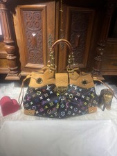 LOUIS VUITTON Monogram Multi Color Ursula Handtasche Noir Original.Zustand Gut
