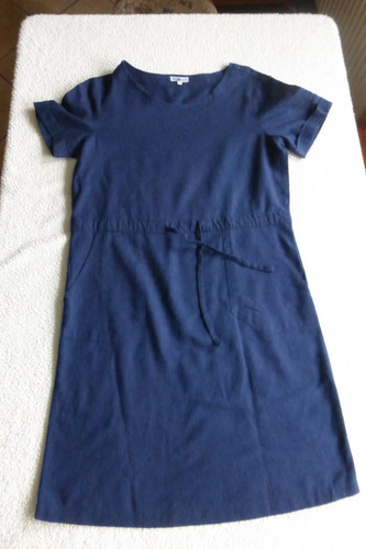 Blue motion leinenkleid m - blue,