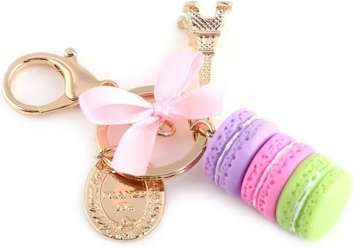 Macaron schlüsselanhänger - macaron,