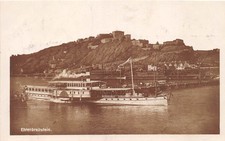 AK Ehrenbreitstein Dampfer Postkarte vor 1945 (D40329)
