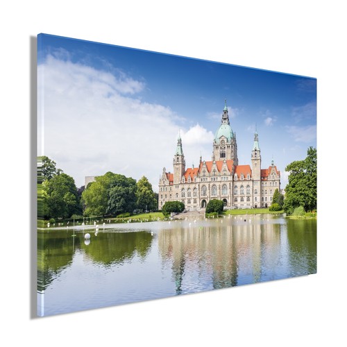 Wandbild rathaus von hannover - rathaus,