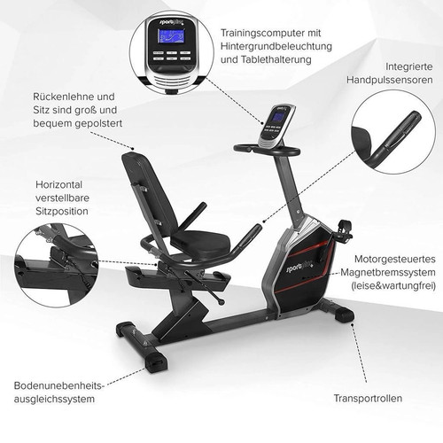 Liegeergometer mit
