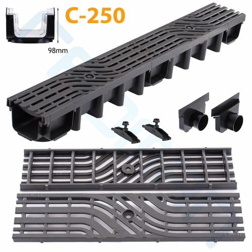 Entwässerungsrinne tiefe 98mm - entwässerungsrinne,