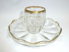 Glass Cup with Coaster