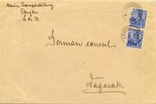 042)PV d, MeF. a. portog. Bed.-Bf. m. O FP No. 4, an d. dt. Konsul in Nagasaki!