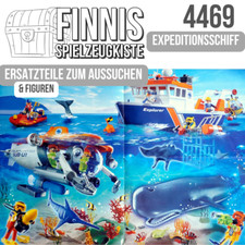 Playmobil 4469 Expeditionsschiff Ersatzteile Explorer Taucher 4500 4479 4473
