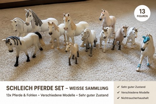 Schleich pferde set weiße - pferde,