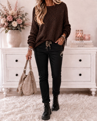 Leder look hose - 40,