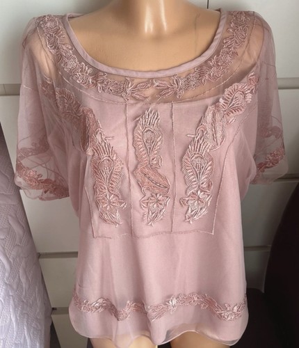 Bluse mit lochstickerei - mit,