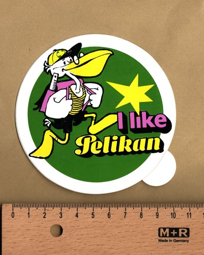 Alter aufkleber like - i, pelikan