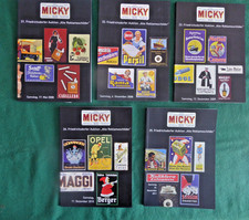 5 Micky Waue Auktionskataloge