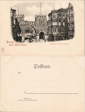 Ansichtskarte München Karlstor, Innere Ansicht - Cafe 1900