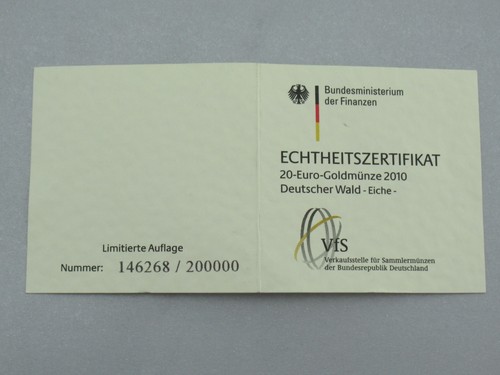 Euro goldmünze 2010 - goldmünze,