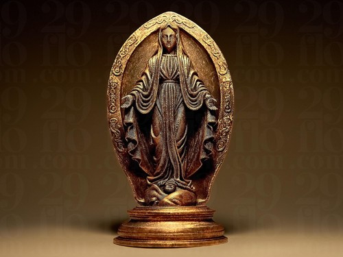 Virgin mary statuette - statuette, |