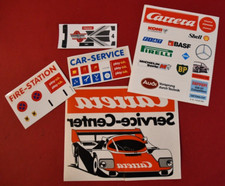 Carrera Unterschiedliche Aufkleber - Service Center - Fire Station - Car Service