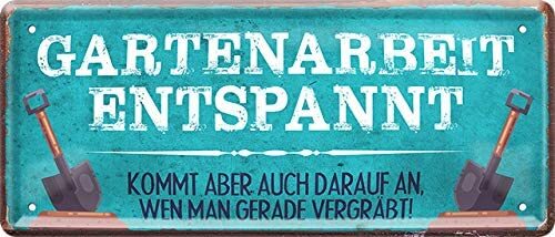 Blechschild lustiger spruch - blechschild,