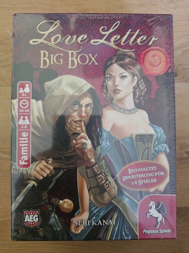 Love letter big box brettspiel - box,