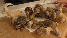8 ältere Steiff Tiere