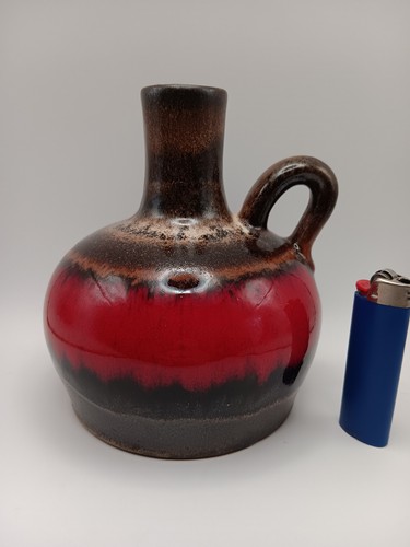 Roth keramik henkel vase rot - vase,