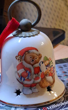 Weihnachtsglocke von 1989 - Motiv mit Weihnachts-Bärchen,
