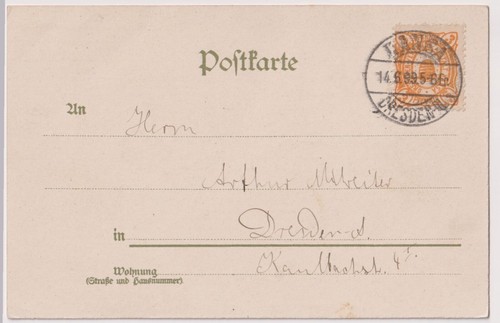 Kunst postkarte stadtpost - kunst,