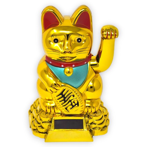 15cm glückskatze goldfarben - 15cm,
