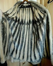 Unisex Nerz Pelz Mantel Jacke