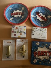 Geburtstagsdeko, Partygeschirr Kinder