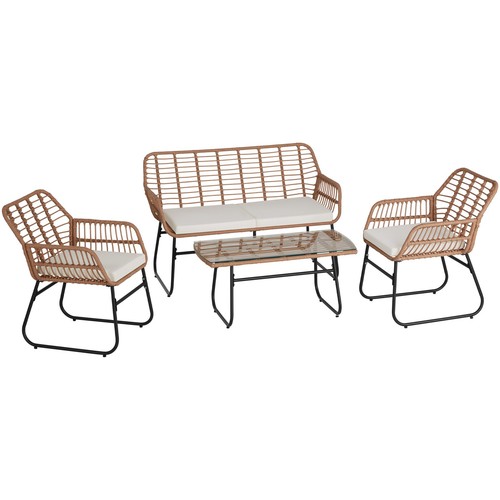 Gartenset rattanset wetterfest - gartenset,