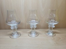 Neuw.# 3x Metaxa Kirios-Glas mit Säulenfuß # Eichmarke 2cl / 4cl # bauchig