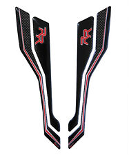 Sozius Dekor Schutz Gel Aufkleber Carbon Red kompatibel für Honda Fireblade