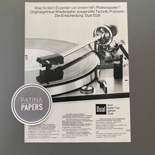 1972 dual 1229 plattenspieler - dual,