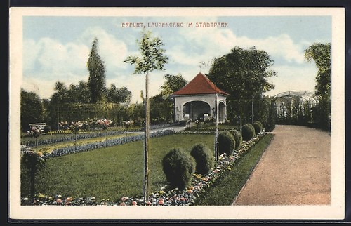 Erfurt laubengang im - laubengang,